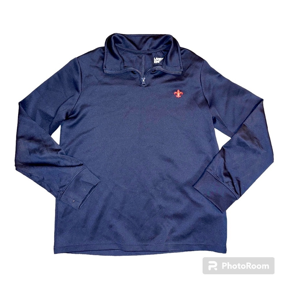 Lands End 3/4 zip. Sport tech fabric. Size 10/12
